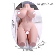 Joycoco half body silicone sex doll realistic vagina breast anus sex doll torso male masturbator adult sex toy from automaticwoman